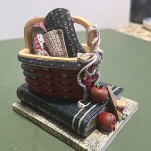 Miniature Resin Basket Collectible.